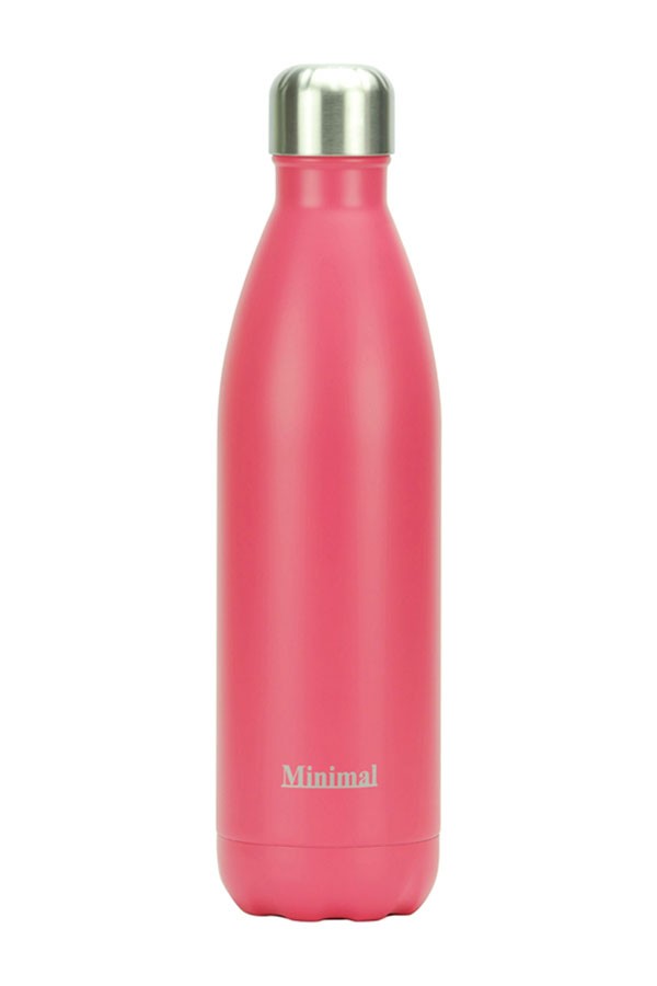 Minimal water bottle peach