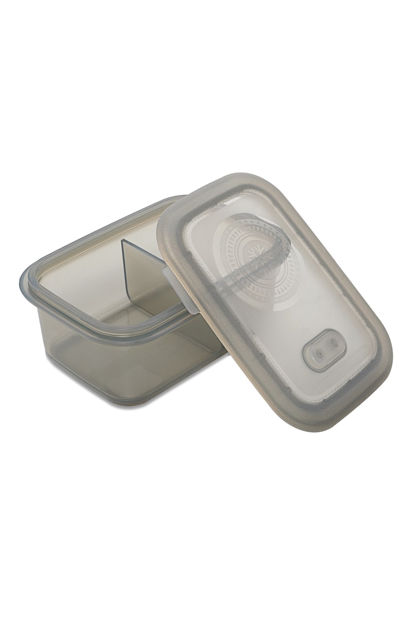 Silicone Bento Lunch Box, 700ml, Clear