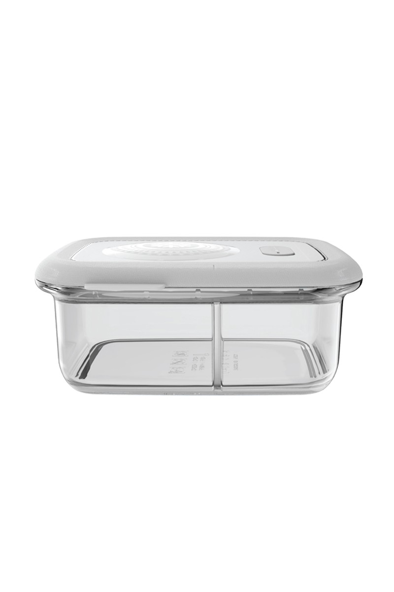 Silicone Bento Lunch Box, 700ml, Clear